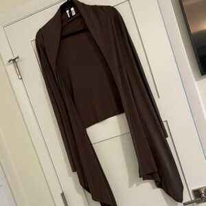 BCBG DRAPED CARDIGAN